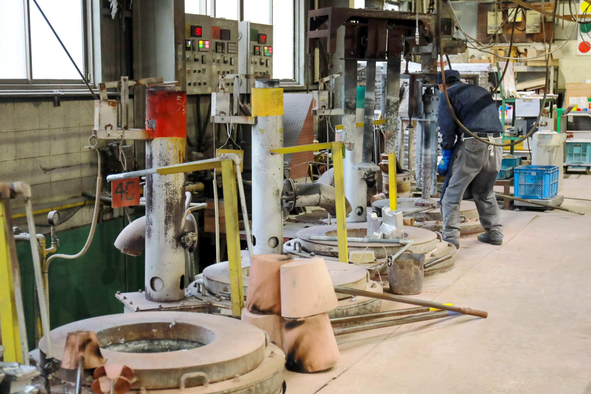 溶解炉#750 4基(ムラノ)